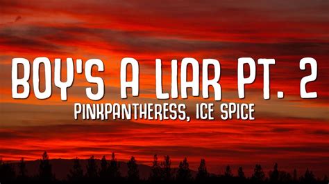 boys a liar lyrics|ice spice boys liar lyrics.